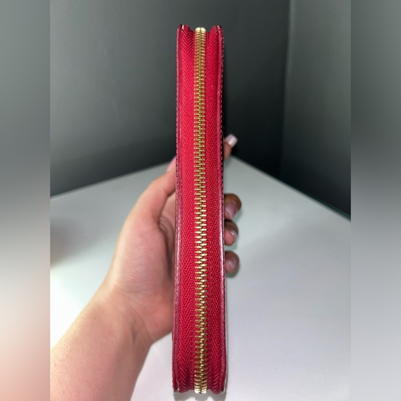 Louis Vuitton Red Vernis Zippy Wallet CA 4111 - Picture 8 of 12